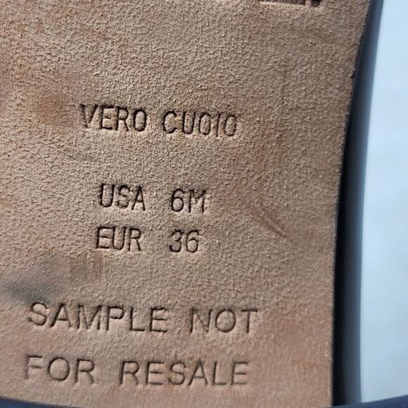 Vince Julianna Womens Size 6 Heel Shoe Ankle Strap Green Patent Leather Open Toe - Picture 8 of 9